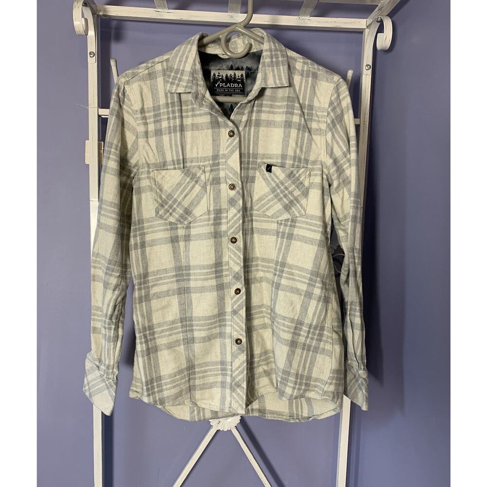 Pladra men’s flannel made in the USA farm ranch country preppy wester M